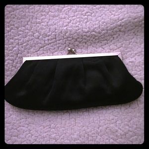 Black Evening Purse 10x4 w/ optional beaded strap